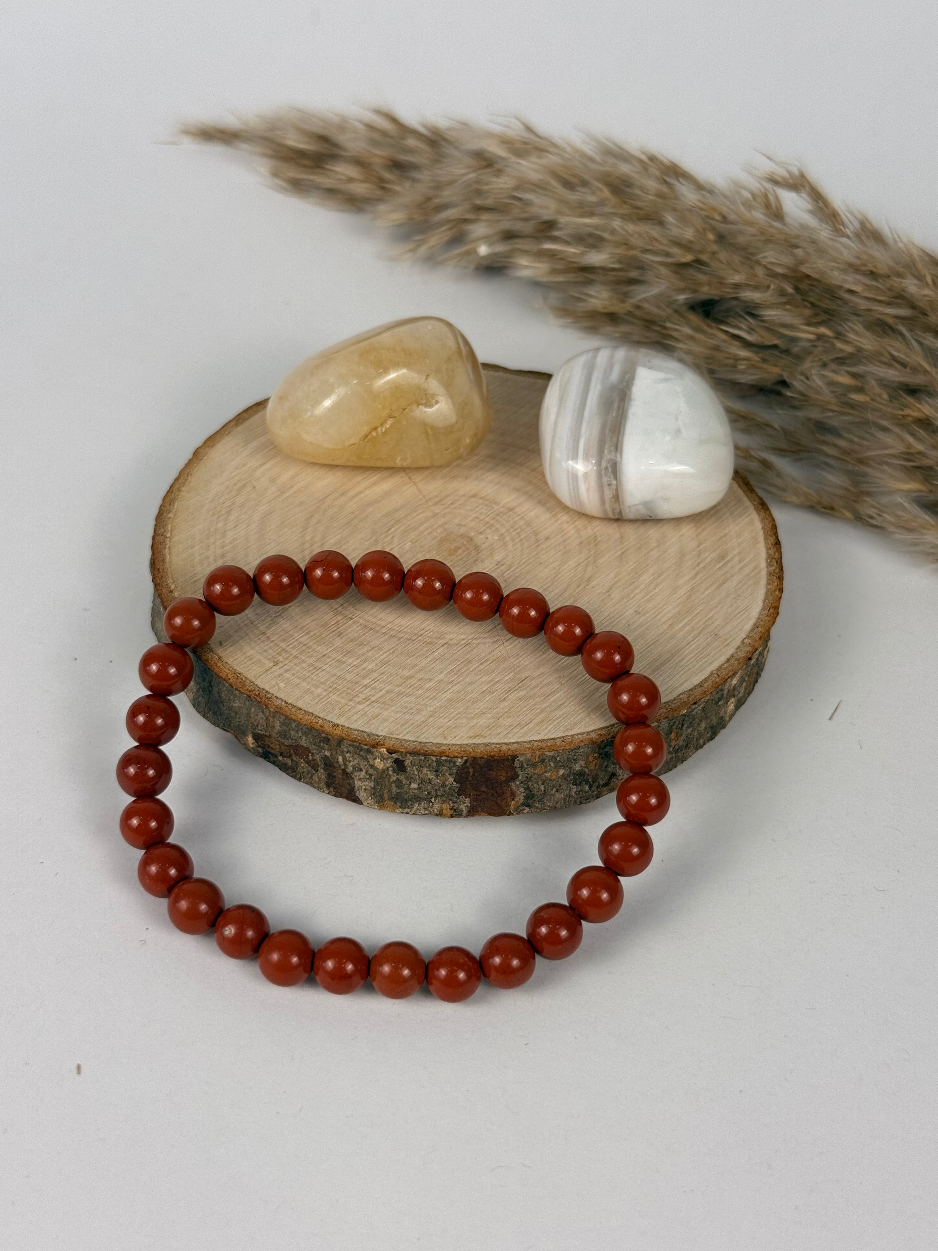 Armband Roter Jaspis Detail