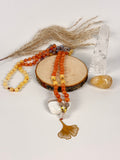 Golden Harmony Mala Achat Aventurin Calcit