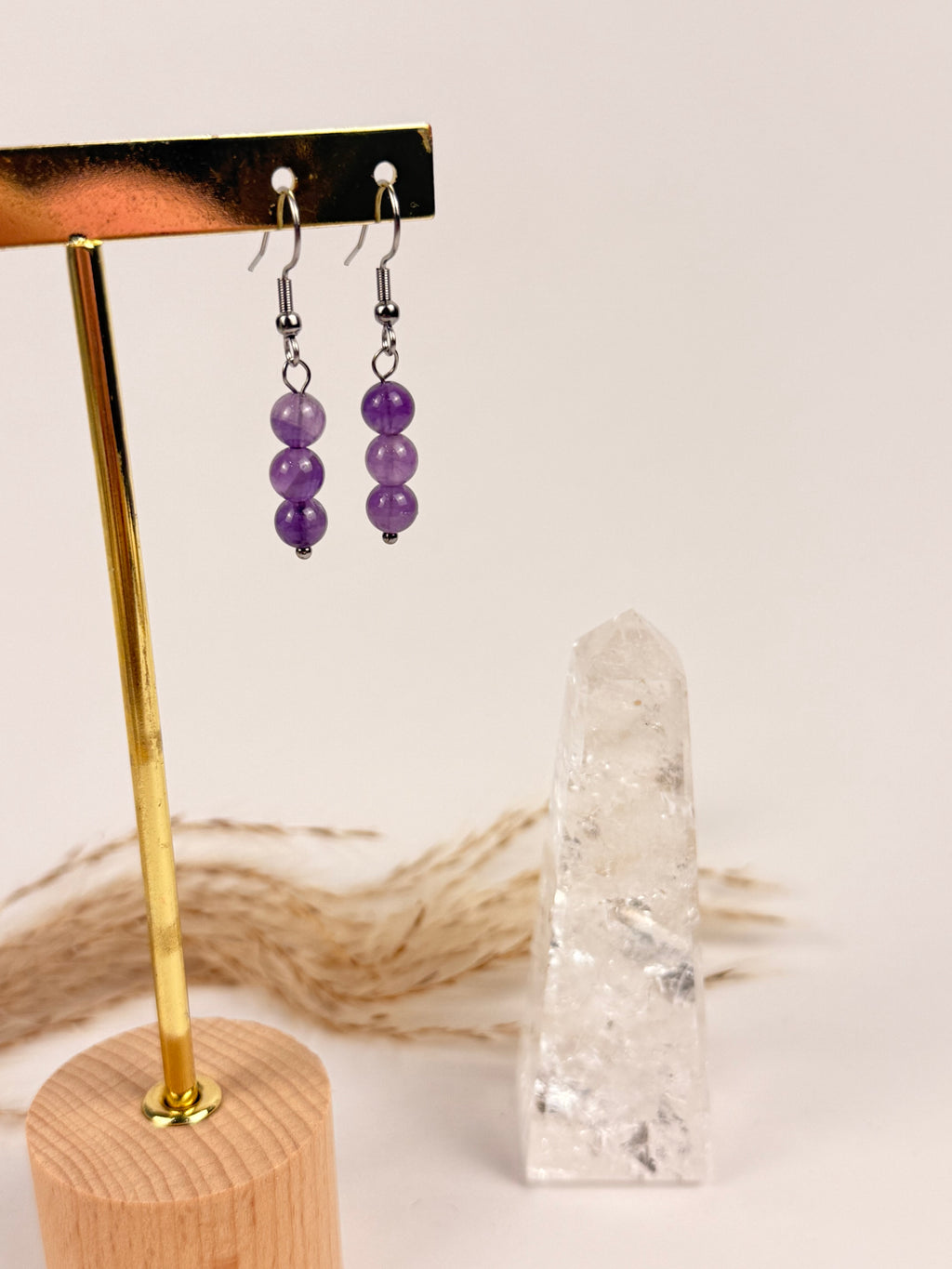 Ohrringe Amethyst 6mm