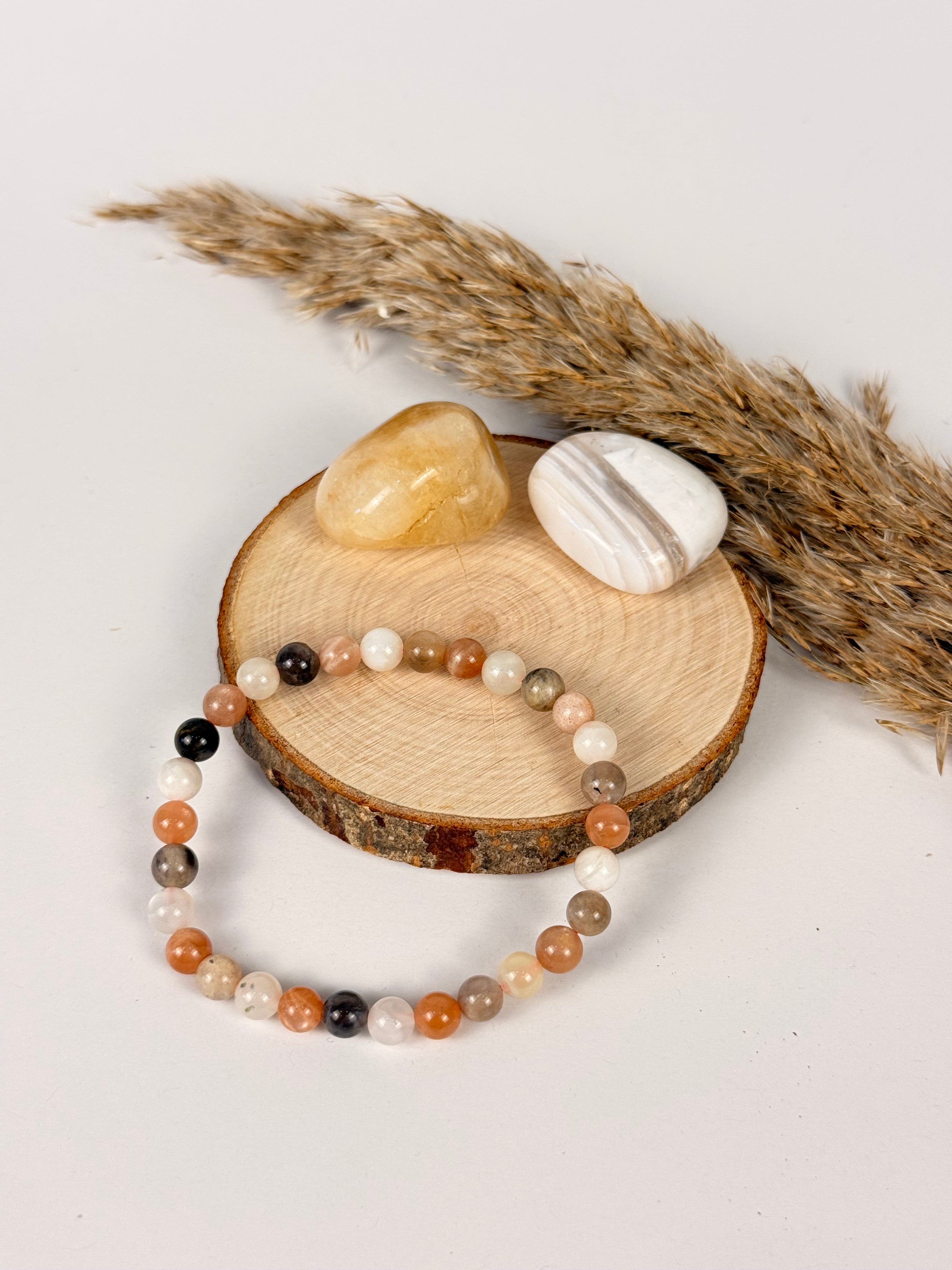 Armband Mondstein Detail