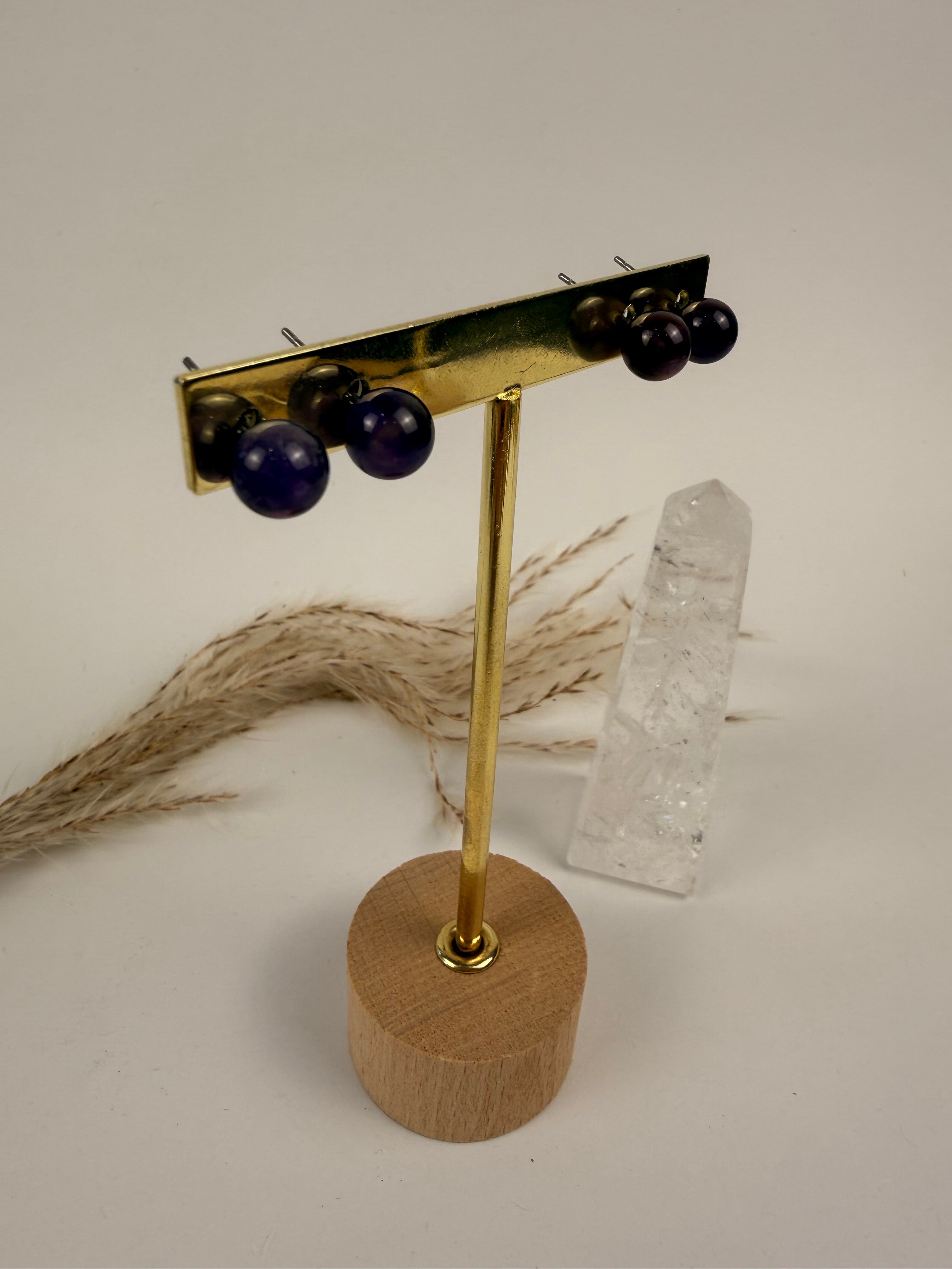 Ohrringe Amethyst 8mm
