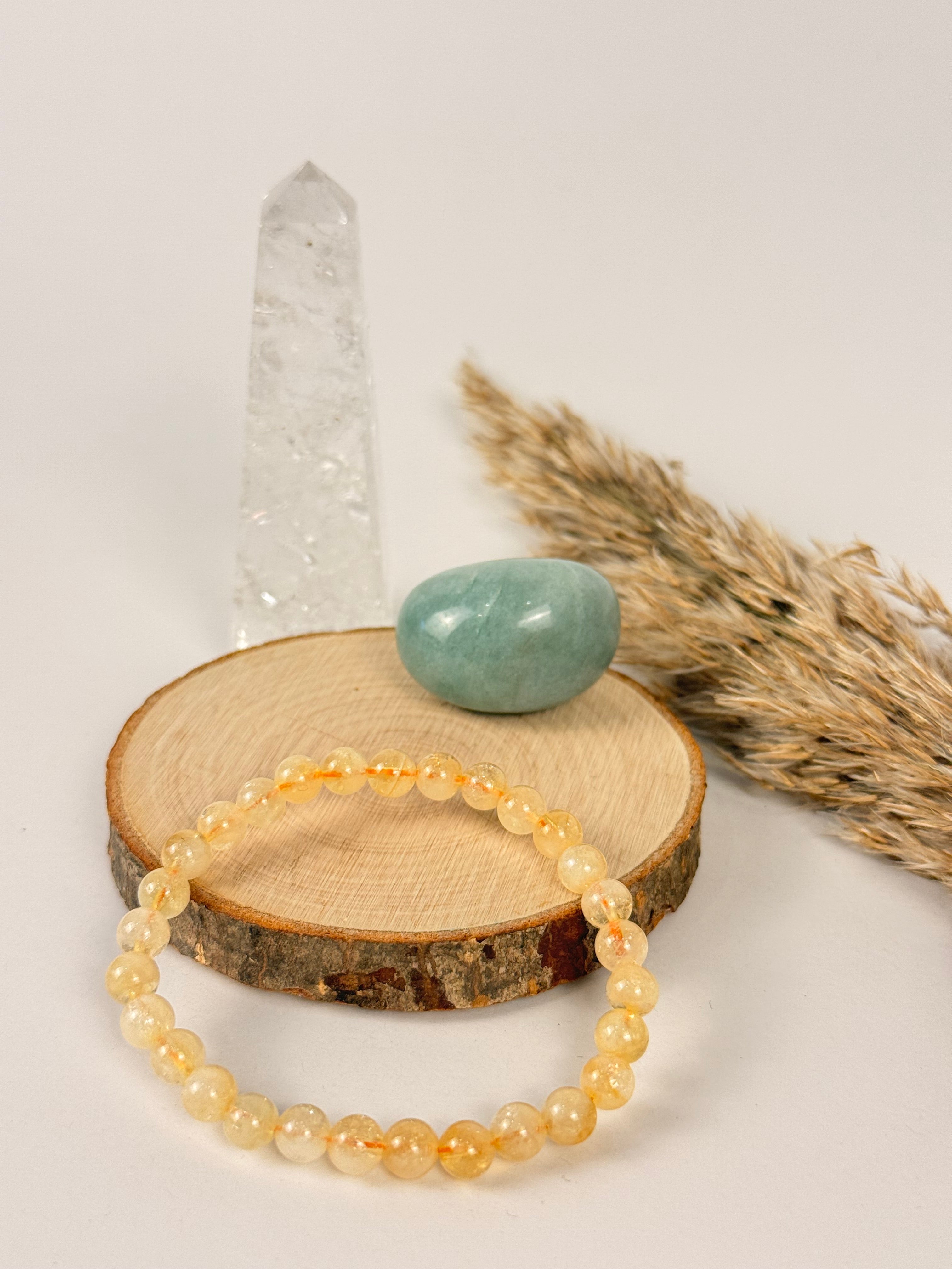 Armband Citrin