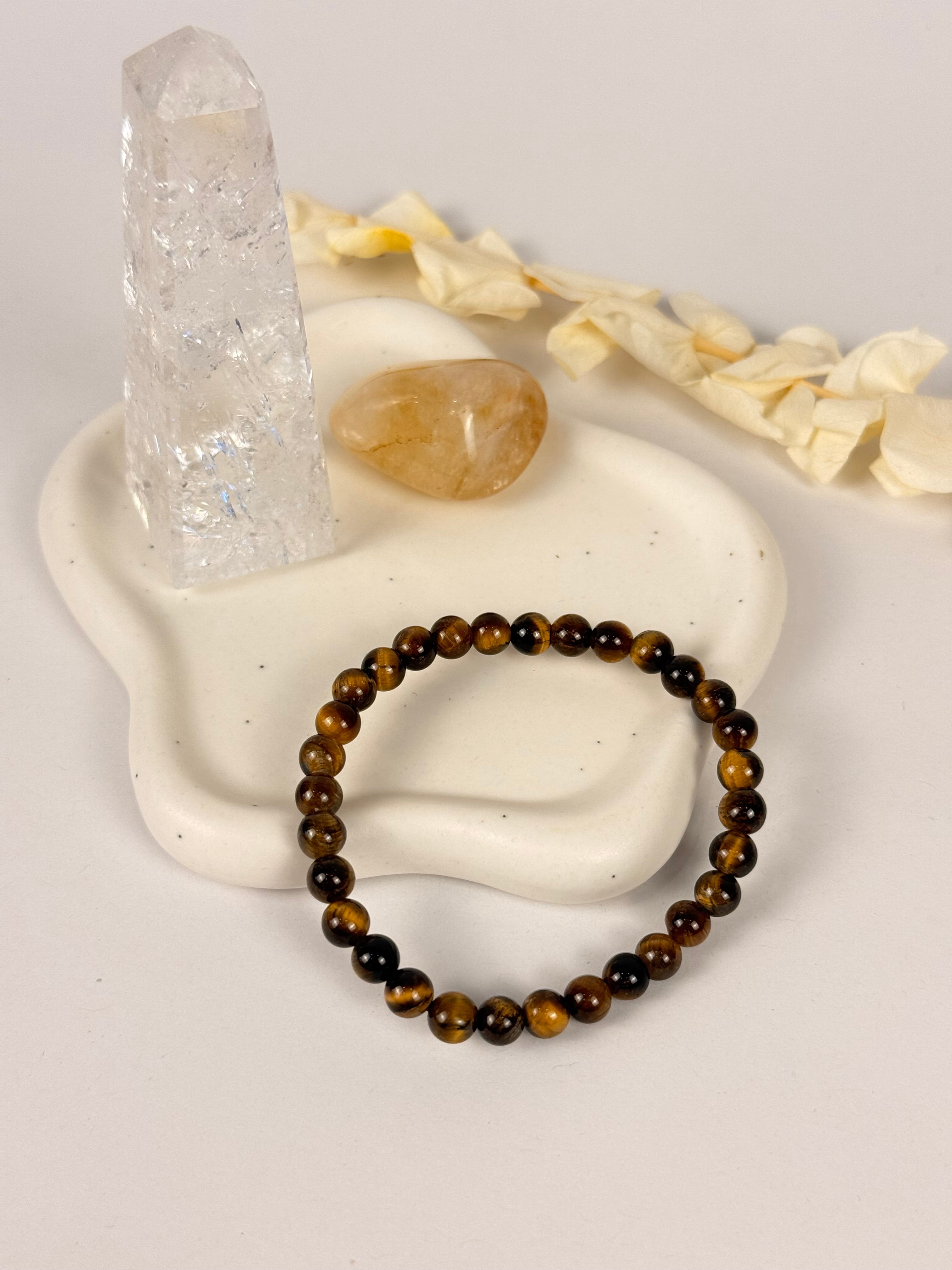 Armband Tigerauge Detail