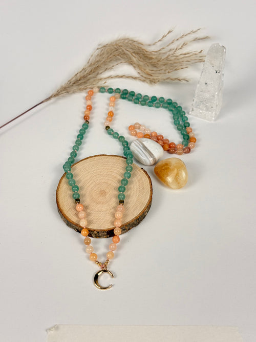 The New Beginning Mala Detail